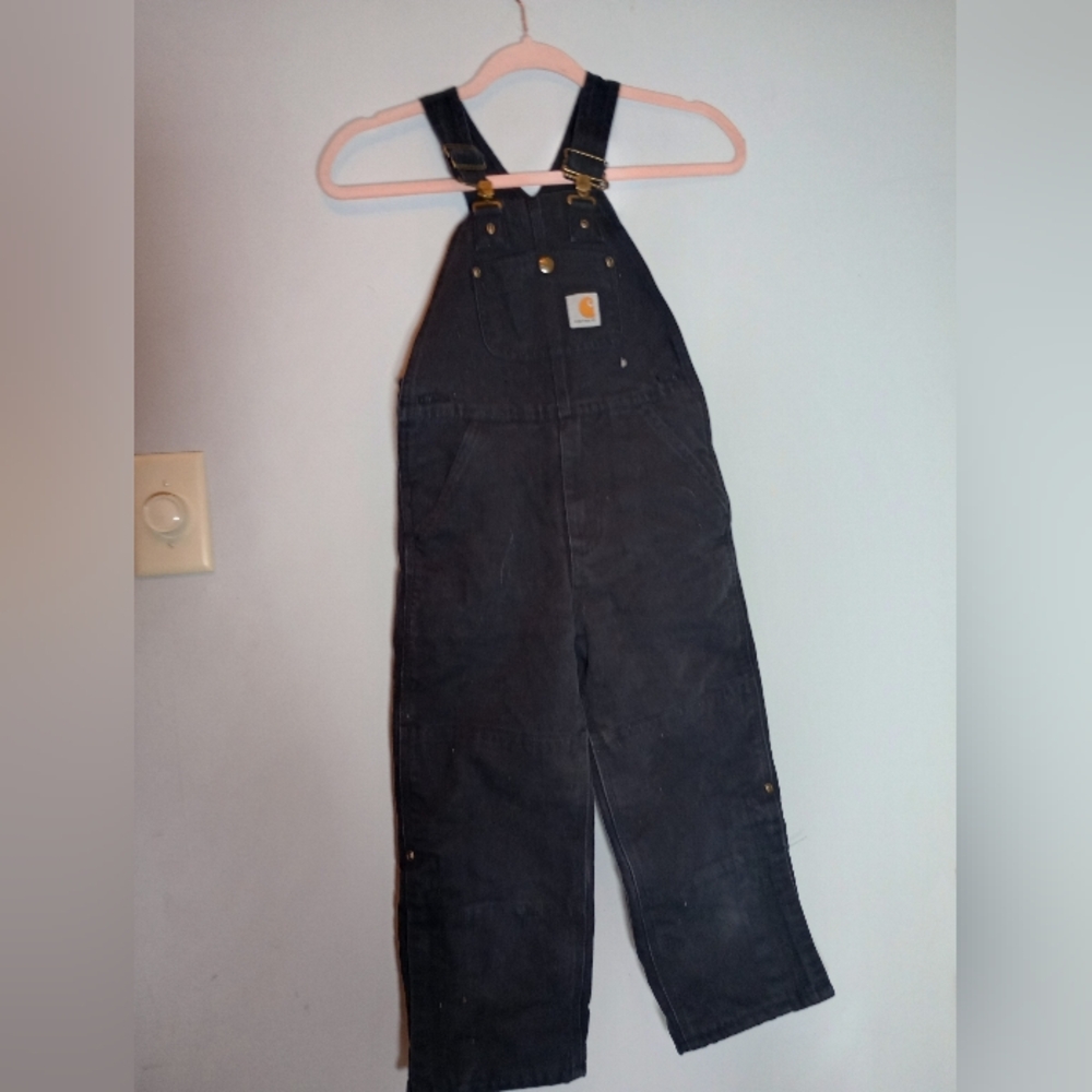 Carhartt Kids Black Overalls